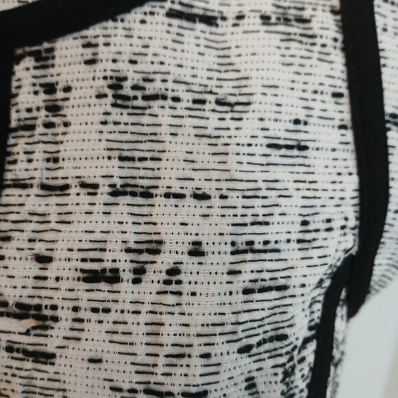 NWOT Calvin Klein Sheath Dress Women’s Size 8 Black White Lined Sleeveless - Picture 3 of 7